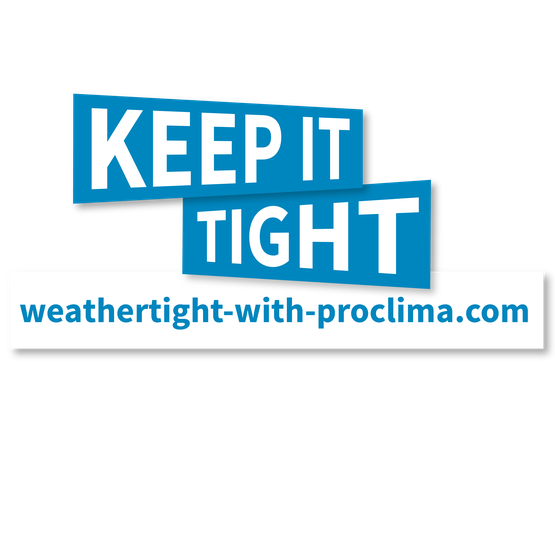 pro clima on the outside ...
