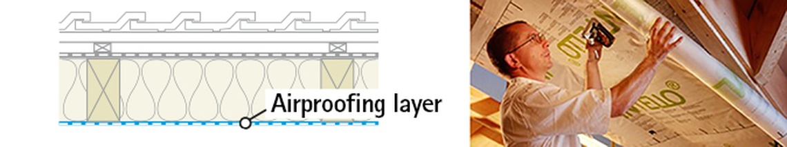 Airproofing layer