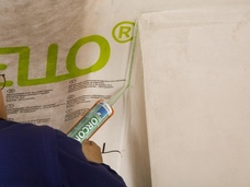 12a. Sealing to plastered chimney (insulated or double-shelled)
