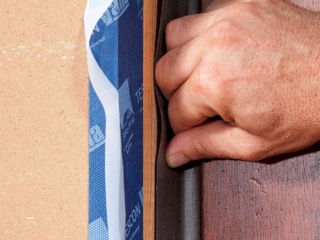 2. Stick to the soffit