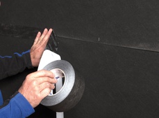 2. Bonding of facade membranes, exterior