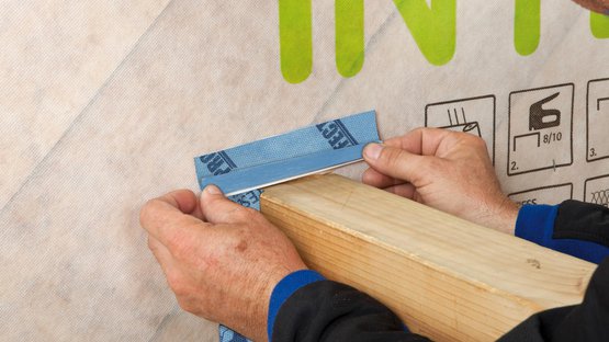 5. Sealing with a narrow independent adhesive strip