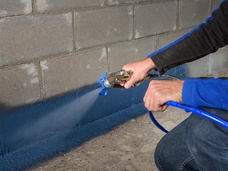 3. Applying a spray film (airless spray process)