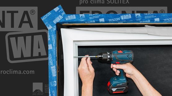5. Install the window and insulate the joint